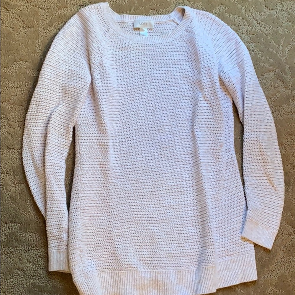 Sweater by Loft Beige